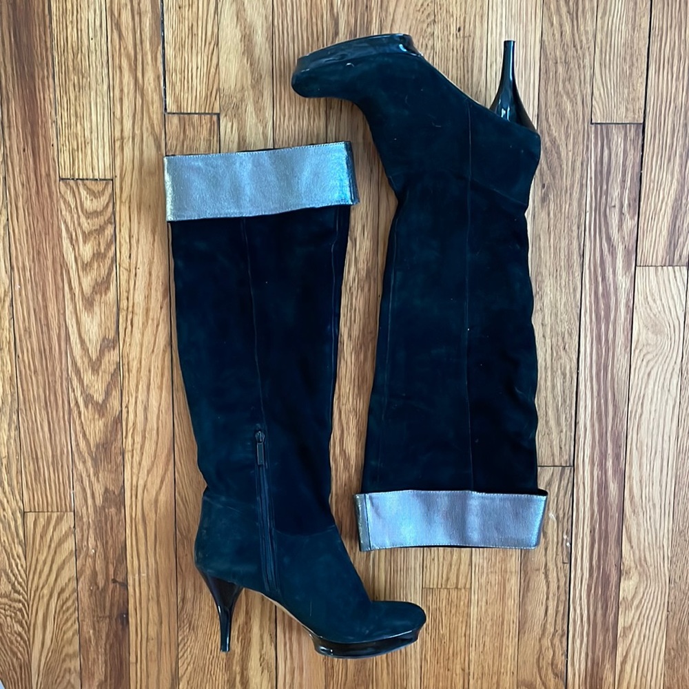 Nine West Knee High Platform Boots